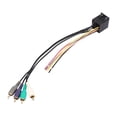 thumbnail image 5 of 70-1786 Car Stereo CD Player Wiring Harness Wire Radio Adapter Install Plug Black for Audi A6 2000-2003, 5 of 6