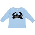 thumbnail image 3 of Inktastic Crabby Pants Boys or Girls Long Sleeve Toddler T-Shirt, 3 of 5