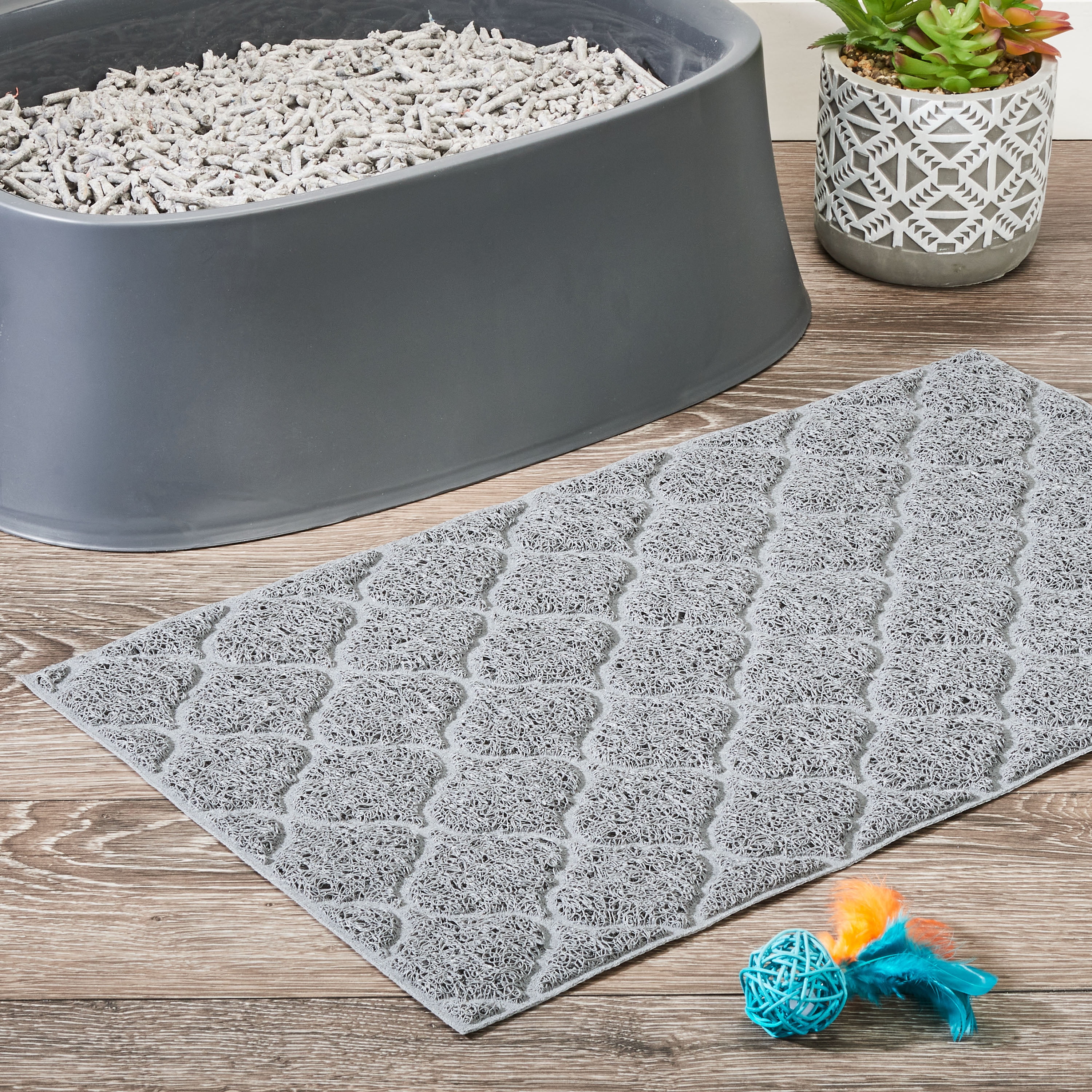 Vivaglory Cat Litter Mats, 31× 20 Large or 35× 25 Extra Large