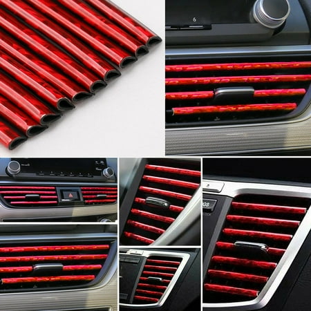 

10-20 Car Air Conditioner Air Outlet Decoration Strip Cover Interior Accessories
