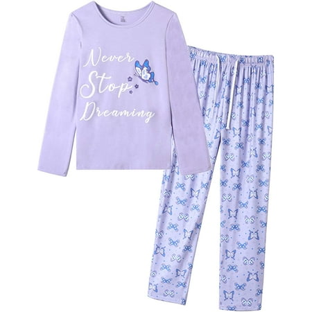 

Women Pajamas Cute Christmas Bear Sleepwear Long Sleeve Stripes Loungewear