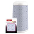 thumbnail image 3 of Playtex Diaper Genie Expressions Diaper Pail Blue Tile Fabric Sleeve, 3 of 14