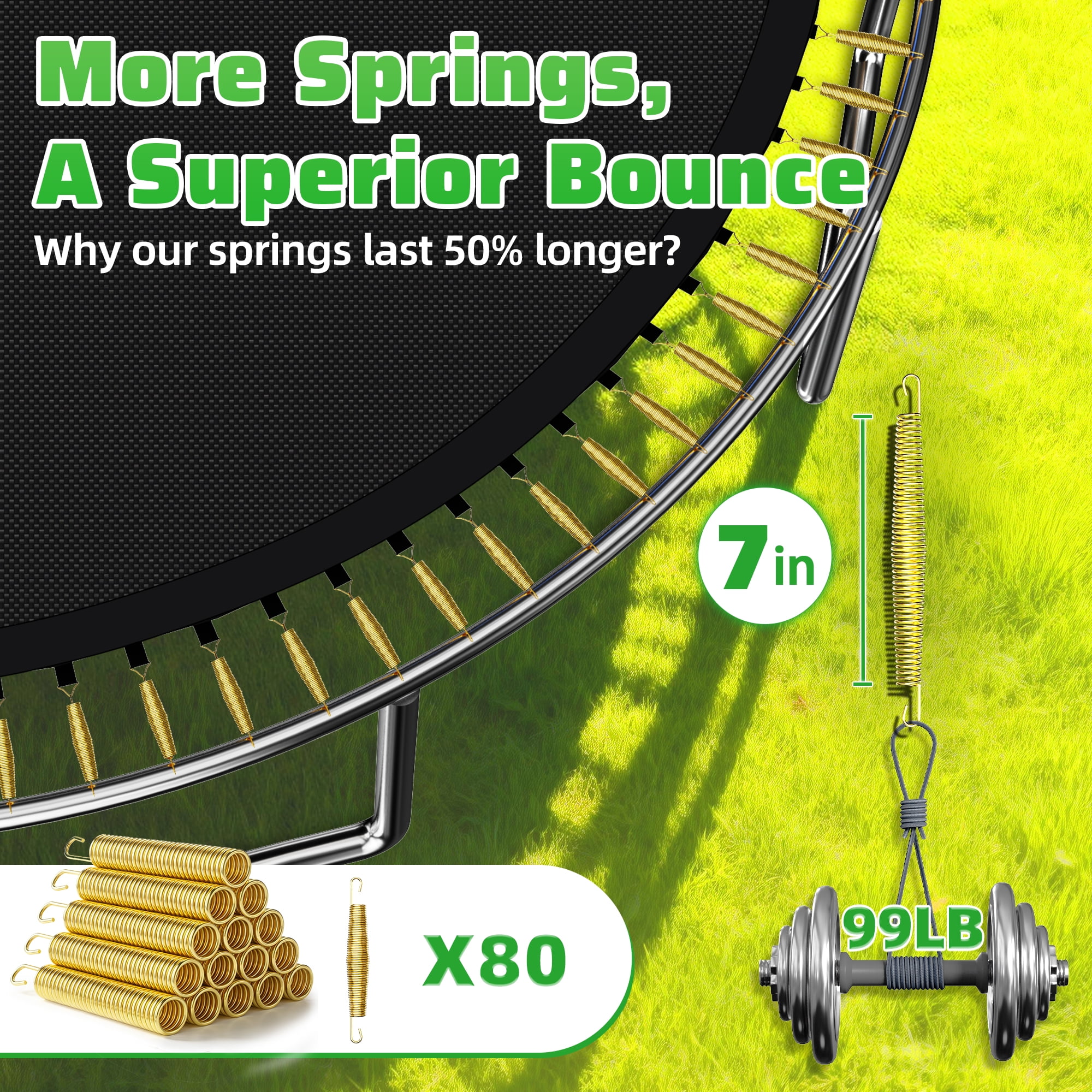 FIZITI Trampoline with Enclosure Net, Basketball Hoop,1500LBS 12FT 14FT 16FT Trampoline for 5-6 Kids Adults with Light, Sprinkler, Socks, Outdoor Heavy Duty Round Trampoline