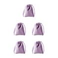 thumbnail image 1 of Youkk Super Soft Jewelry Bags Must-Have Storage Solution Easy To Drawstring Bags purple 5Set, 1 of 6