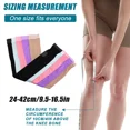 thumbnail image 4 of 1 Pair 420D Compression Burn Fat Sleeping Overnight Slimming Stockings Lady's Beauty Leg Free Size Beige, 4 of 6