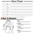 thumbnail image 3 of Antinious Mid Length Plus Size Trench Coat Women Lightweight Casual Overcoat with Belted Waist,Warm Trench Coat,Jackets for Women Trendy,Coffee,M, 3 of 4