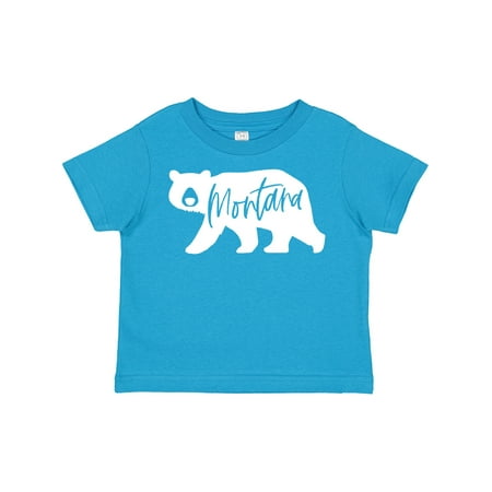 

Inktastic Montana White Bear Silhouette Gift Toddler Boy or Toddler Girl T-Shirt