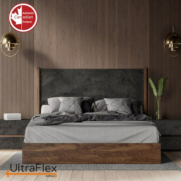UltraFlex PRESTIGE - Orthopedic Heavy-Duty Hybrid HDCoils, Pressure Relieving Foam with Posture Support, CertiPUR-US® Certified Foam Casing, Low Motion Transfer, Eco-Friendly Mattress (Made in Canada)