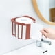 thumbnail image 3 of Soporte para papel higiénico, soporte para papel higiénico, estante para papel higiénico de pared, cesta de papel higiénico, claridad notable, 3 of 4