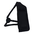 thumbnail image 3 of LOVIVER Bow Quiver Bag Shoulder Back Holder w/ Zipper Pocket Adjustable Straps Black, 3 of 8