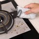 thumbnail image 4 of 4 protectores gruesos para quemadores de estufas de gas, resistentes al aceite, 4 of 8