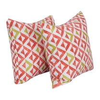 17-inch Square Polyester Outdoor Throw Pillows (Set of 2) 9910-S2-OD-238