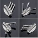 thumbnail image 2 of Toallero Toallero de baño Toallero de 3 brazos Toallero de metal Gancho para toalla, Juego de 1, Plata JM, 2 of 3
