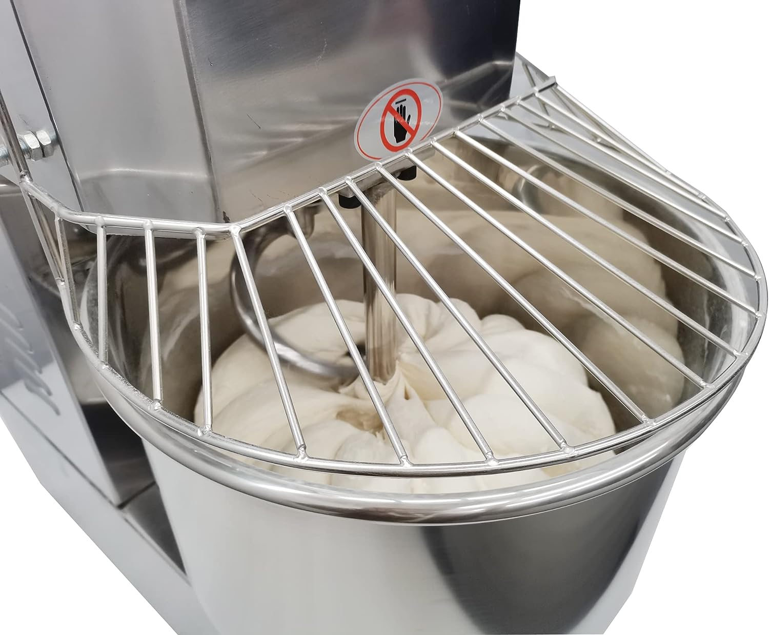 EQCOTWEA Commercial Dough Mixer Pizza Dough Blender for Bakery Food 30L Stainless Steel
