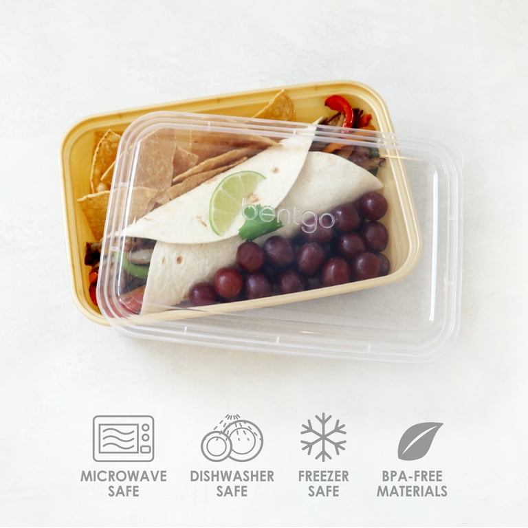 Bentgo Prep 3-Compartment Meal-Prep Containers with Custom-Fit