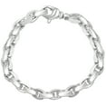 thumbnail image 2 of Pompeii Men's 14k Gold (62gram) or Platinum (114gram) 8mm Link Bracelet 8.5" (,), 2 of 2