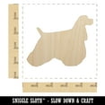 thumbnail image 2 of American Cocker Spaniel Dog Solid Wood Shape Unfinished Piece Cutout Craft DIY Projects - 4.70 Inch Size - 1/4 Inch Thick, 2 of 7