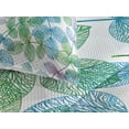 thumbnail image 3 of Ambesonne Floral Quilted Coverlet 3 Pcs, Flowers Leaves Ivy Ombre, King Size, Fern Green Pale Blue, 3 of 4