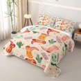 thumbnail image 3 of jejeloiu Colorful Cowboy Boot Quilt Full Kids,Western Cowgirls Full Bedspread Sets,3 Pieces, 3 of 7