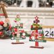 thumbnail image 4 of Adornos Navideños Árbol De Navidad Miniatura Para Escritorio Adornos De Madera Decoración Festiva, 4 of 6