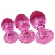 thumbnail image 3 of Abalorios de cristal anal, masajeador de sexo personal con tapón anal, juego de 3 piezas, unisex,11 Feliz Sencillez, 3 of 5