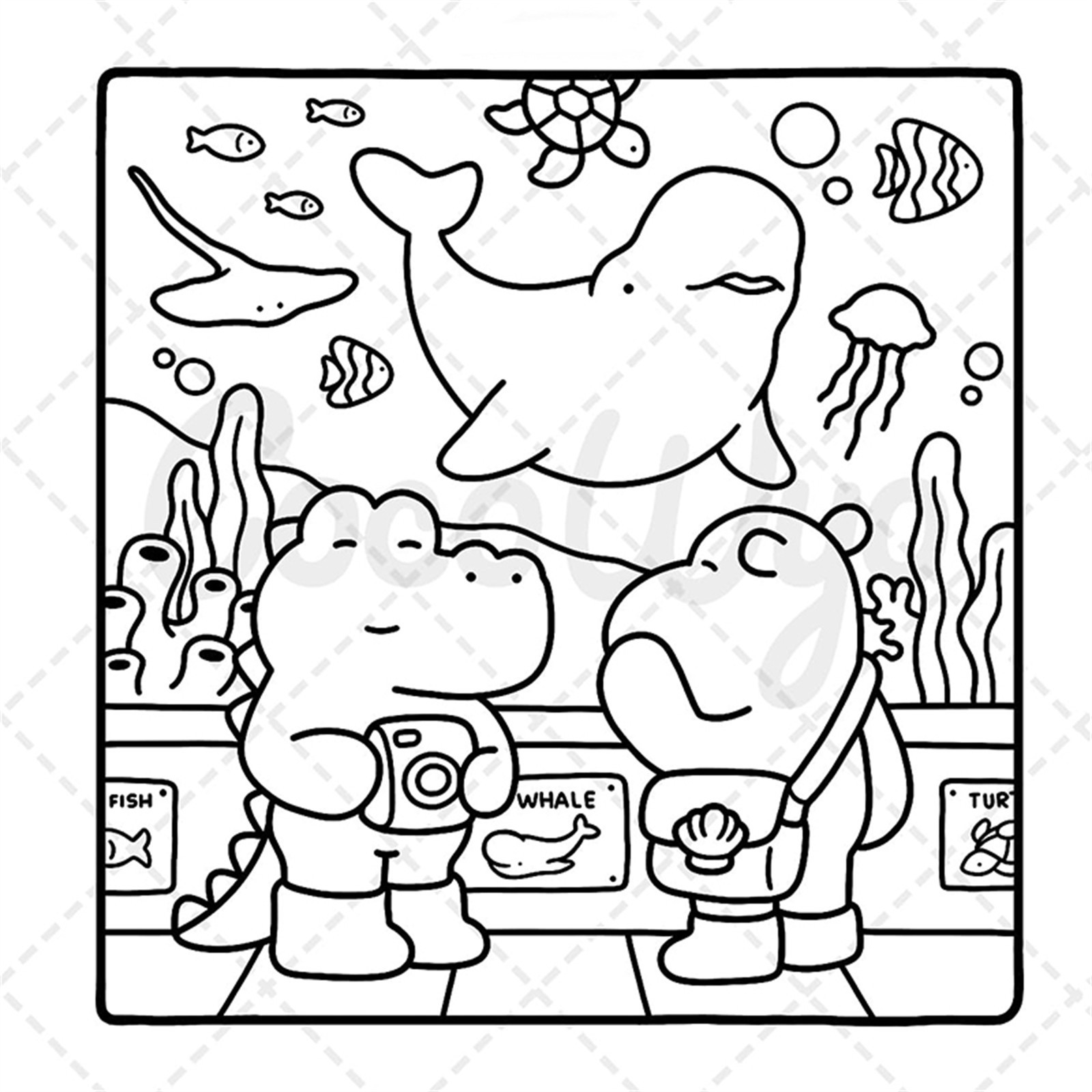 Livre De Coloriage Adulte 'La Vie Urbaine De Fuzzy' - 32 Scènes D'animaux, Reliure Spirale, Papier épais 120 G/m² - Anti-stress