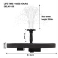 thumbnail image 3 of Home Garden Dcor 1.4w Solar Powered Floating Pump Water Fountain_Perfect Gift, 3 of 5