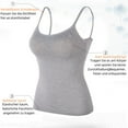 thumbnail image 4 of Basic solid color sweatshirt, adjustable tank top, padded bra top, 4 of 5