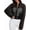 Black, variant on Women'S Mesh Sheer Zip Up Jacket Mock Neck Light-Weight Athletic Outerwear with Pockets