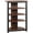 Brown#1, variant on TV Stands With Storage HOMCOM TV Stand, AV Media Stand, Corner Audio Tower with Storage Shelves and Steel Frame, Living Room Storage, Brown,Wooden TV Stands