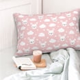 thumbnail image 5 of Kdxio Cotton Pillow Cases Pillowcases,Soft and Breathable Bedroom Pillow Cases-Rabbit And Cloud, 5 of 8