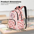 thumbnail image 6 of Jeiento Cute Rabbit 17 Inch Lightweight Kids Backpack Set 4-Piece Lunch Bag Pencil Case Water Bottle Holder Pink Strawberry Large Capacity Schoolbag for Elementary Middle School, 6 of 7