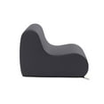 thumbnail image 6 of Jaxx Midtown Small Classroom Soft Foam Chair - Premium Vinyl Cover, Black, 6 of 7