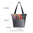 thumbnail image 3 of Fotbe Vibrant Rooster Painting Bolsa de Playa con Estampado, Bolsa de Hombro, Bolsa de Mano Espaciosa, Bolsa de Viaje Ligera, Bolsa de Compras Versátil, 3 of 6