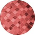 thumbnail image 1 of Ahgly Company Indoor Round Patterned Love Red Area Rugs, 8' Round, 1 of 1