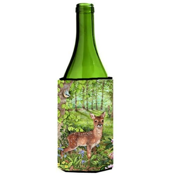 European Roe Deer Fawn Wine Bottle Can cooler Hugger