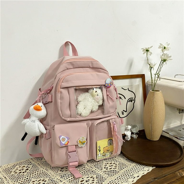 Cute Large Capacity Backpack Kawaii Girl Waterproof Nylon School