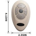 thumbnail image 7 of Nexete 35T Universal Ceiling Fan Remote 3 Speed & Light Dimmer, Work with18R 28R Receiver Compatible with 53T 11T 35T HD5 UC7030T UC9050T Remote for Harbor Breeze Hampton Bay Hunter, 7 of 7
