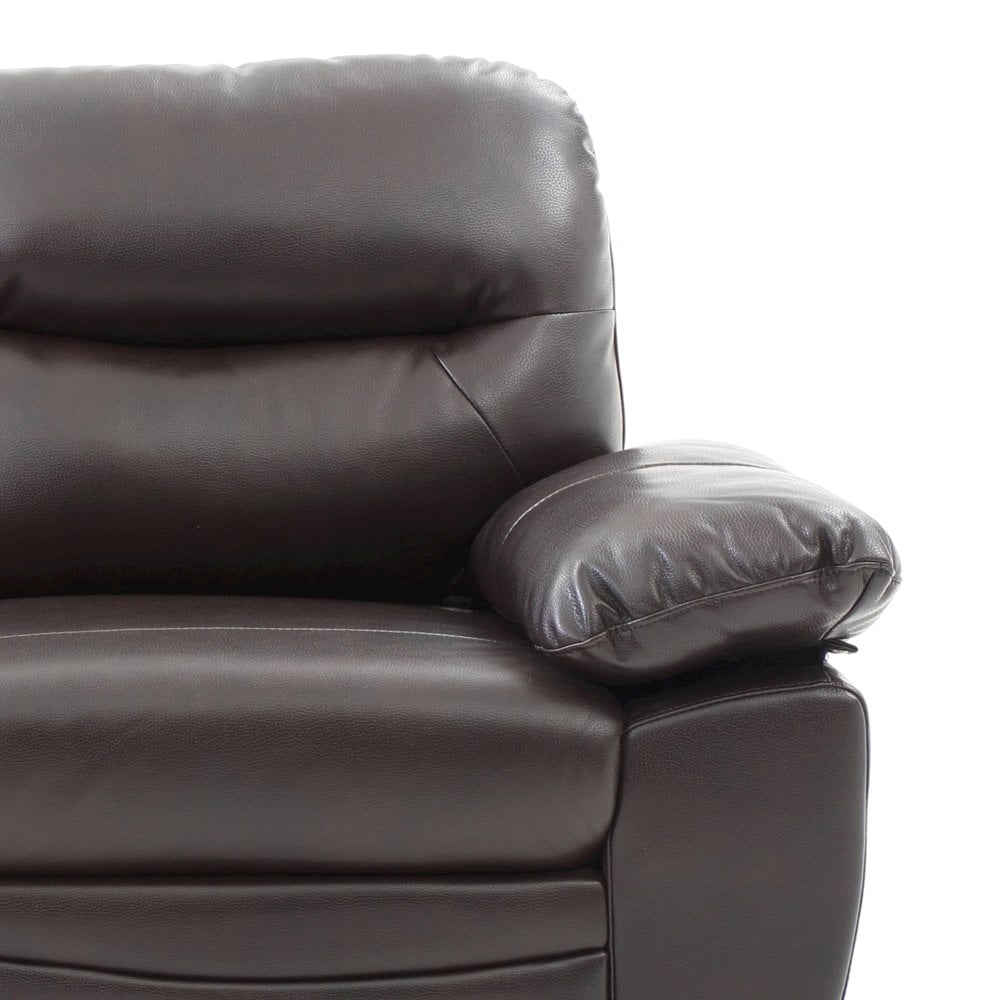 Glory Furniture Marta Sofa in Dark Brown Color