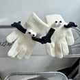thumbnail image 1 of Guantes de invierno unisex, suaves, transpirables y cálidos, cómodos y a la moda, con forro de algodón, para la oficina., 1 of 9
