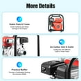 thumbnail image 6 of 7.5 HP 2" Portable Gas Powered Water Pump Gasoline Water Pump with 7.5m Water Pipe for water well intake, farmland irrigation, 6 of 19