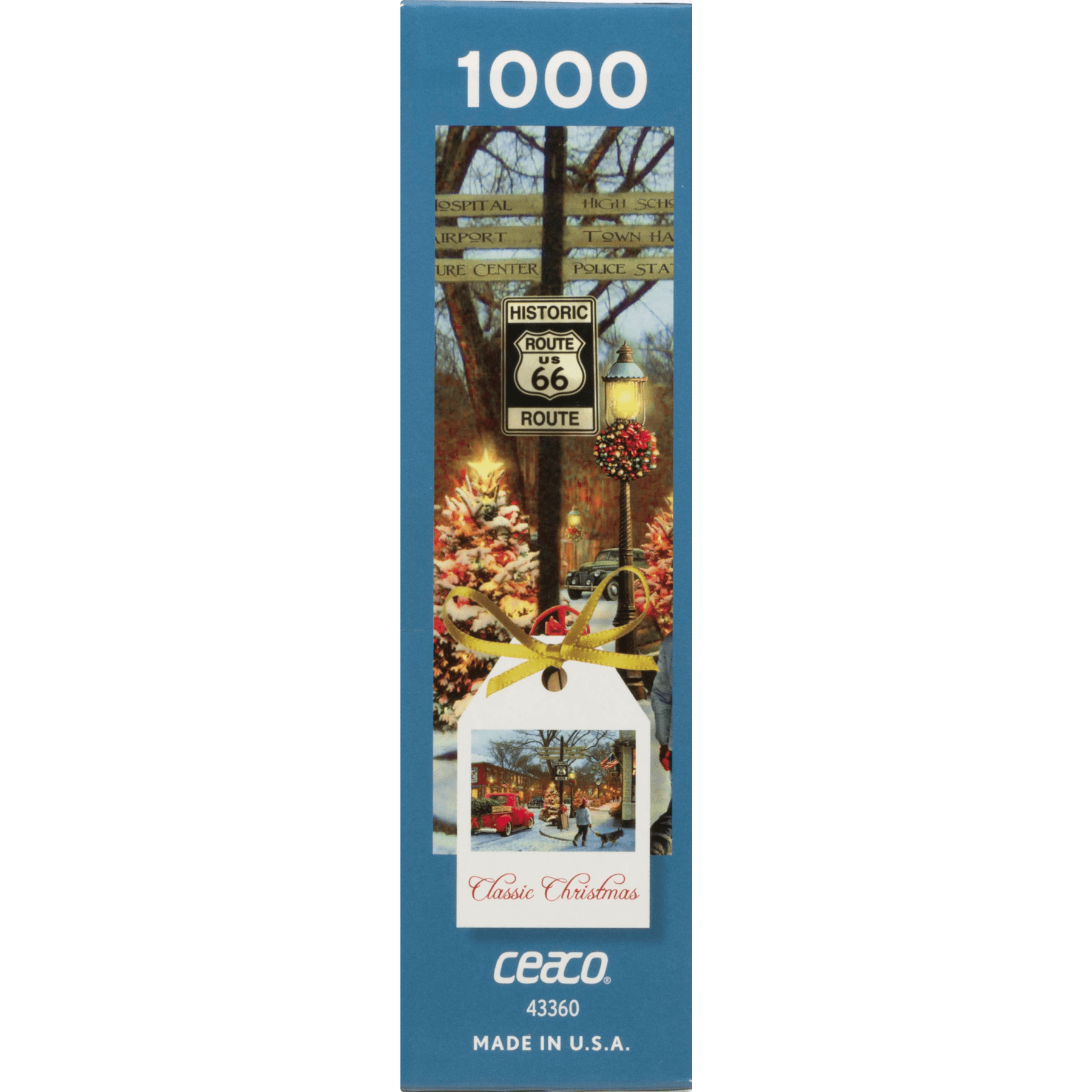 1000pc Christmas Route 66 Classic