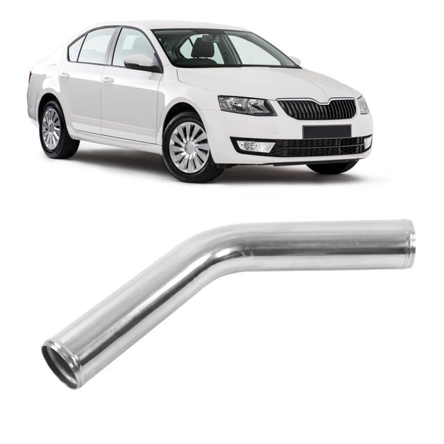 Tubo de entrada curvado tubo de intercooler turbo de aluminio doblado a 45 25 pulgadas/635 cm para motor de automóvil ANGGREK Otros