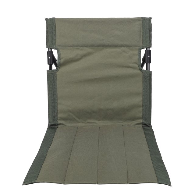 Chaise de Sol de Camping, Dossier Réglable Pliable pour Plage, Pêche et Pique-Nique