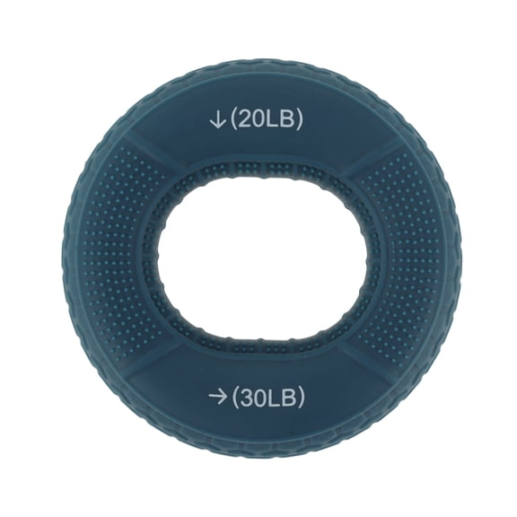 Unique Bargains 1 Pc Double Poundage Hand Grip Strengthener for Home Dark Green Silicone