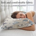 thumbnail image 5 of Blue Beige Coastal Pillow Covers, Linen Long Throw Pillow Case, Beach Starfish Summer Eucalyptus Rustic Holiday Pillow Protector Decorative Cushion Cover for Living Room/Bedroom 12" x 20", 5 of 8