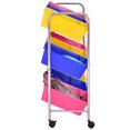 thumbnail image 2 of Costway Kids Toy Storage Shelf Organizer 9 Bins, Multi-colored Bin Cart Playroom, 2 of 5