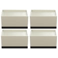 thumbnail image 2 of 4 Elevadores para Muebles , Soporte Antideslizante, Elevada Apible, Cuadrado Duradero de Plástico para Refrigerador, Sofá, Cam Beige Yotijar Elevadores de cama, 2 of 10