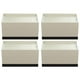 thumbnail image 1 of 4 piezas de muebles de cama antideslizantes con base elevada, elevadores duraderos y ajustables Beige, 1 of 9
