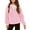 01-Pink, variant on Atogsazn Kids Girls Fuzzy Jackets Children Zip Up Long Sleeve Hooded Jackets Winter Warm Clothes Outerwear 01-Hot Pink 7-8 Years Fashion